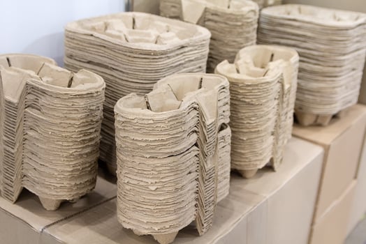 Environmentally clean cardboard packaging photo