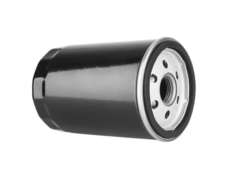 Oil Filter on white photo