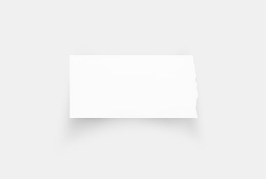 Torn paper edge. Ripped paper texture. White paper background. photo