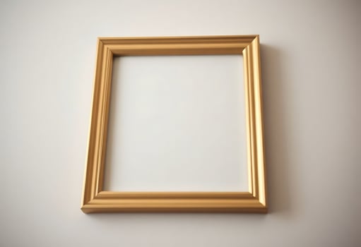 empty picture frame hanging on a wall photo