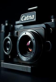 camera with a lens attached to it photo
