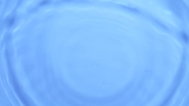 A blue circle with a white circle in the middle photo