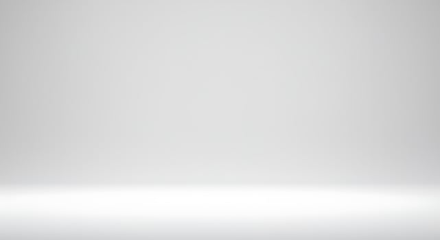 An empty white room with a light bulb photo