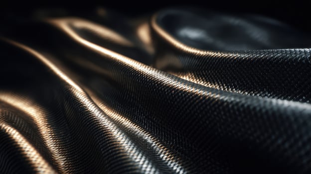 Dramatic close up of forged carbon fiber background with intricate textures and reflections photo