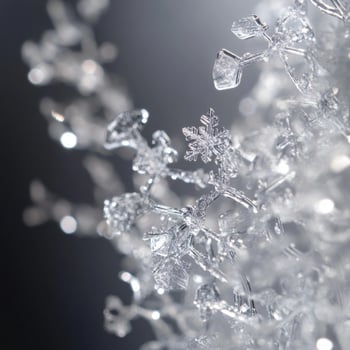 Fleeting Frost Patterns Showcasing Flawless Natures Logic photo