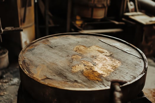 Rustic wooden texture in workshop photo