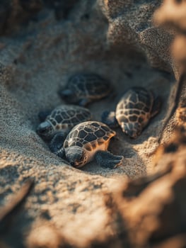 Small Baby Reptiles Facing Threats After Birth photo