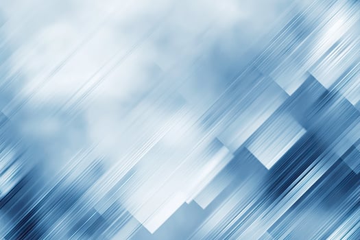 Abstract blue lines background with white clouds photo