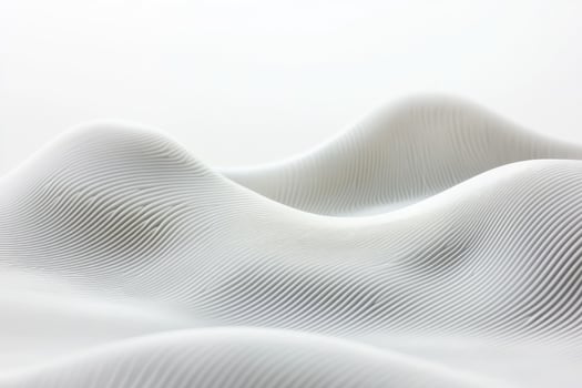 A white wave pattern on a white surface photo