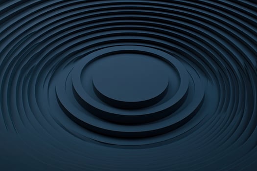 A black and white abstract background with a circular shape photo