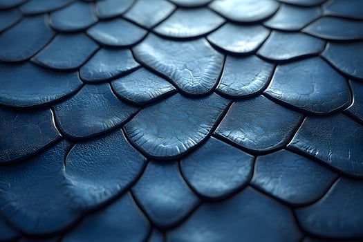 Blue Dragon Scales Texture - Fantasy Background for Design and Decoration photo