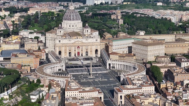 Exterior Vatican City at Rome Lazio Italy . Beautiful Background. photo