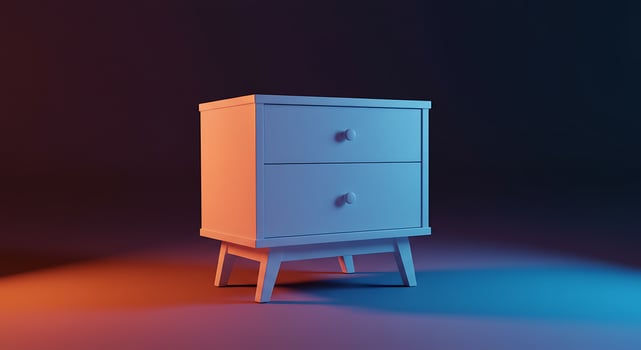 Two Drawer Nightstand photo
