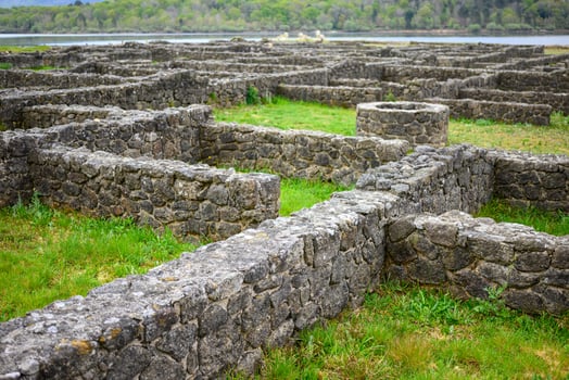 Aquis Querquennis Roman camp in Bande council, Ourense province, Galicia, Spain photo