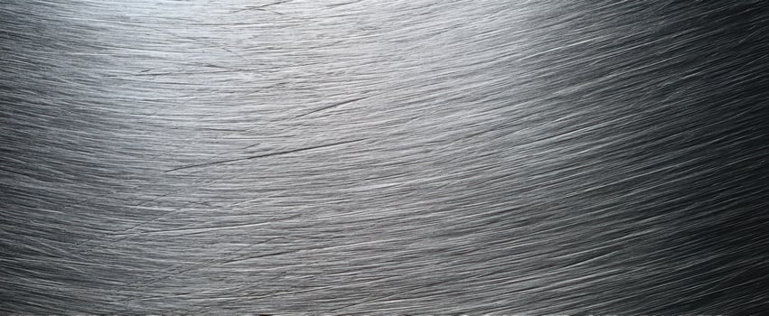 The metallic surface showcasing a brushed aluminum texture in high detail. photo
