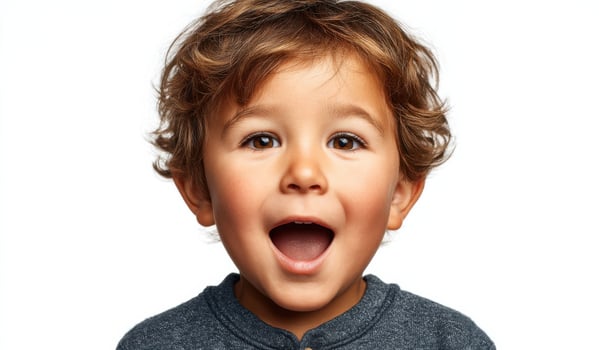 A Captivating Portrait of a Cheerful Toddler A Stunning Photo of a Happy Child with a Playful Expression, Showcasing Their Joy an