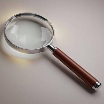 an observation magnifying glass photo