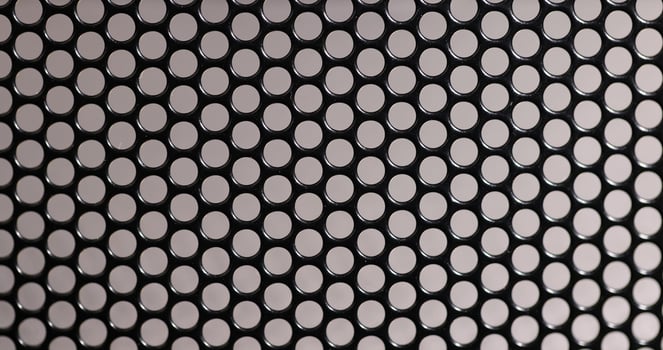 a mesh to protect electrical appliances, a metal mesh with small holes to protect and provide ventilation photo