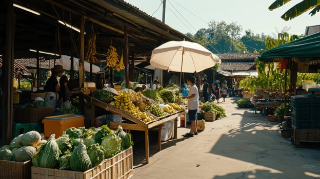 A market with produce photo