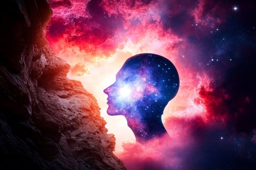 The human mind and the universe photo