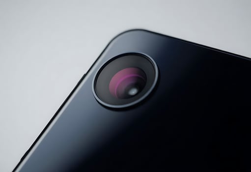 close up of a camera on a cell phone photo