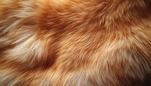 Golden Brown Animal Fur Texture Background photo