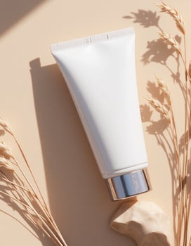 Premium Cosmetic Tube with Light Gradient photo