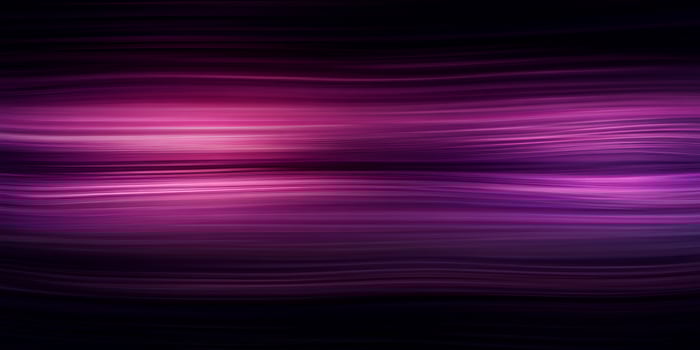 Vibrant purple and pink abstract wave patterns create a dynamic visual experience in a dark setting photo