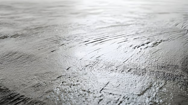 Silver surface texture abstract background with light reflecting off brush strokes surface pattern design material photo