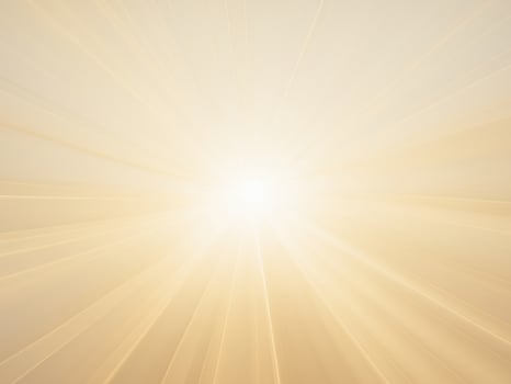 Sunlight background with rays of light photo