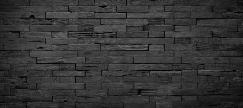 wooden surface interior wall. black wood texture photo