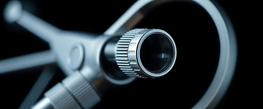 close up of a steering wheel on a black background photo