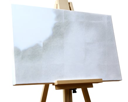 Light gray abstract painting on canvas. photo