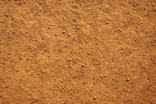 Dry Sandy Soil Texture - Photorealistic Top-Down View with Warm Earthy Browns, Fine Dust, Pebbles, and Natural Granular Surface for Seamless Organic Backgrounds photo