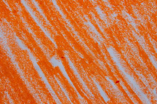 Orange oil pastel paint texture background, abstract design element photo