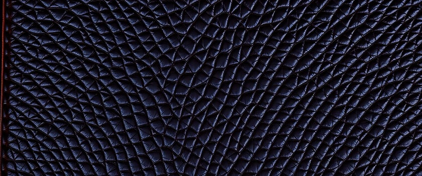 close up view of a blue leather texture photo