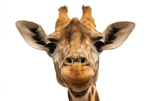 The Majestic Giraffe Close-Up A Study in Elegant Design and Gentle Nature photo
