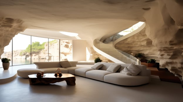 interior cave house photo