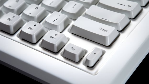 unlabeled blank white button photo