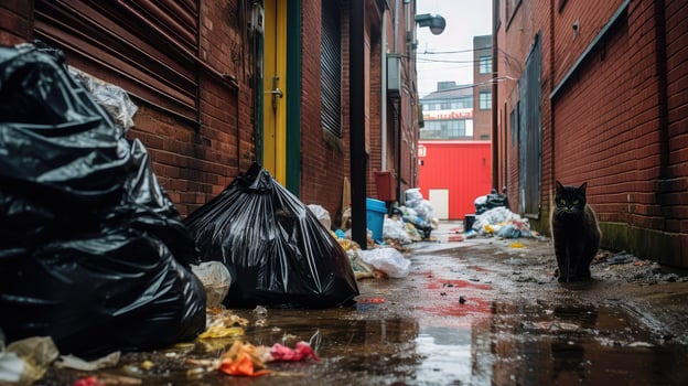 photograph garbage bag photo