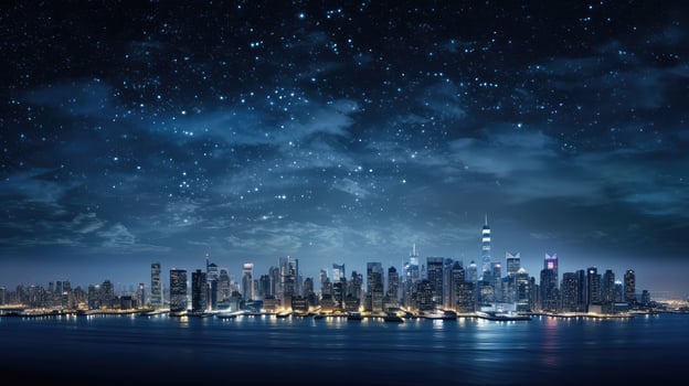contrast stars at night photo