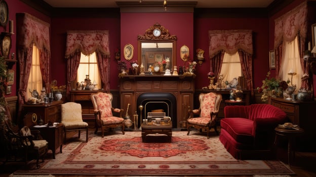 detailed doll house furniture photo