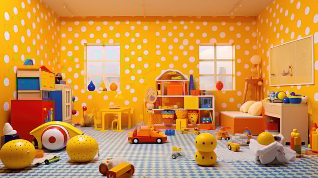 colorful polkadot background photo