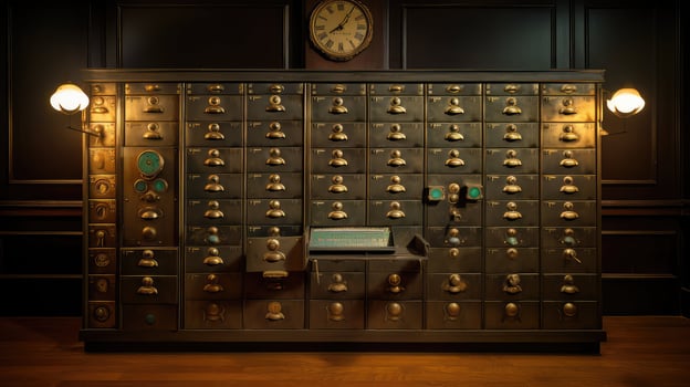photograph safety deposit box photo