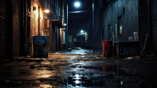alleyway black grunge photo