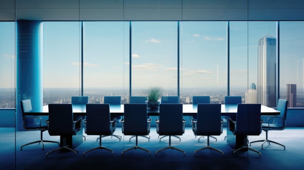 meeting business blue photo