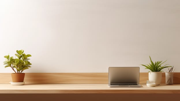 sleek wooden table top photo