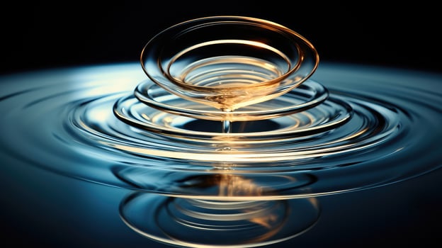 impact droplet of water photo