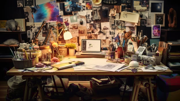 creativity photographer desk photo