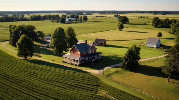 rural house from above photo